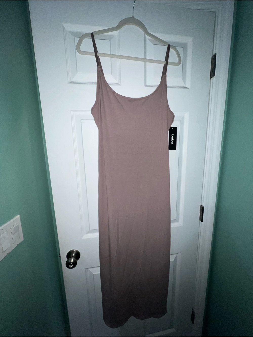 bebe Mauve bodycon Midi Dress